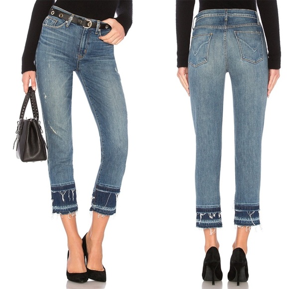 REVOLVE - Hudson - Zoeey High Rise Straight Crop - Social Grace - Picture 2 of 8